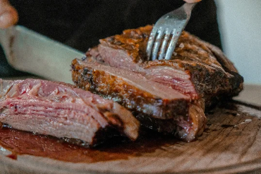 Carne y verdura a la brasa